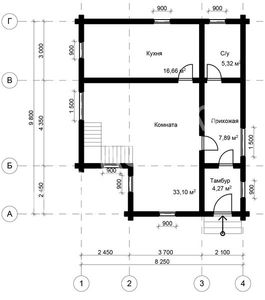 Проект дома № ЭД-76